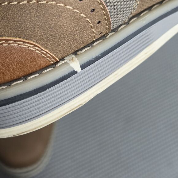 La‎ Milano Mens 10M Italian Design A11902 Scott Brown Dress Shoes - Picture 7 of 12